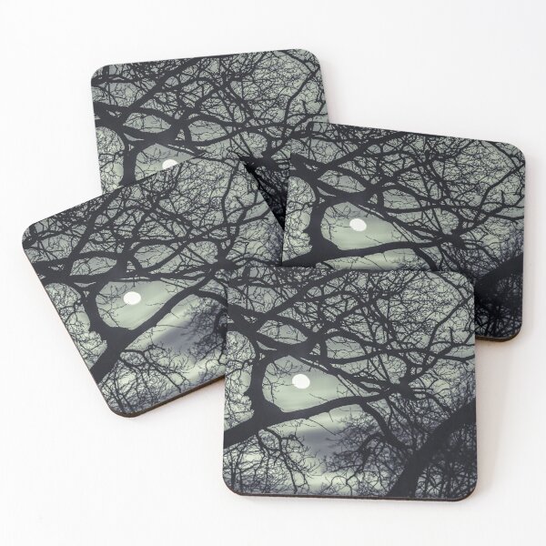 Item preview, Moon through branches, night shot designed and sold by assaf.
