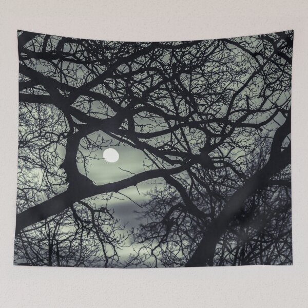Item preview, Moon through branches, night shot designed and sold by assaf.