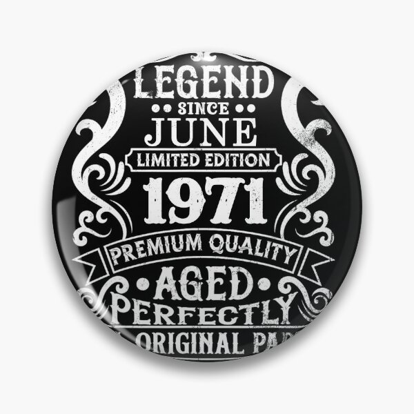Item preview, Aged To Perfection 1971 Vintage Birthday Limited Edition Retro Gift designed and sold by OliviaHayesArt.