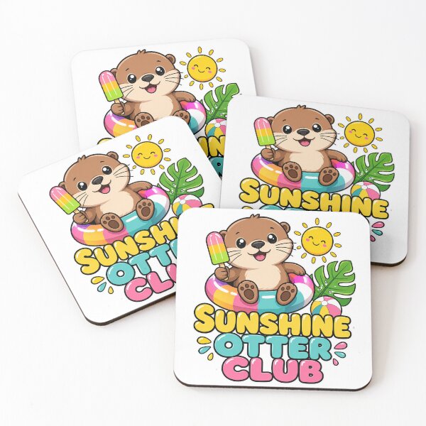 Item preview, Cute Sunshine Otter Summer Club designed and sold by Lobory.