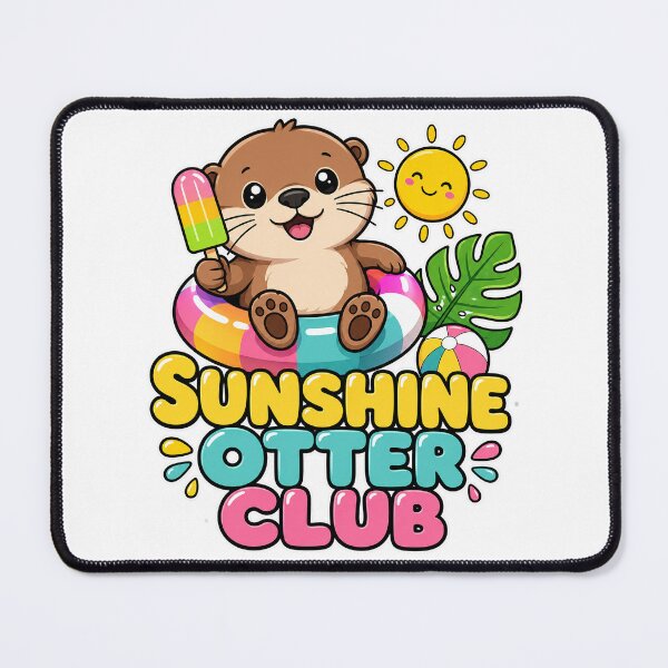 Item preview, Cute Sunshine Otter Summer Club designed and sold by Lobory.
