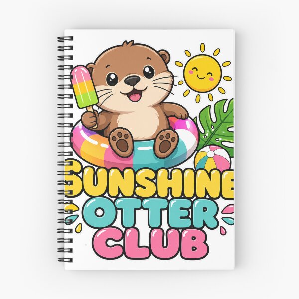 Item preview, Cute Sunshine Otter Summer Club designed and sold by Lobory.