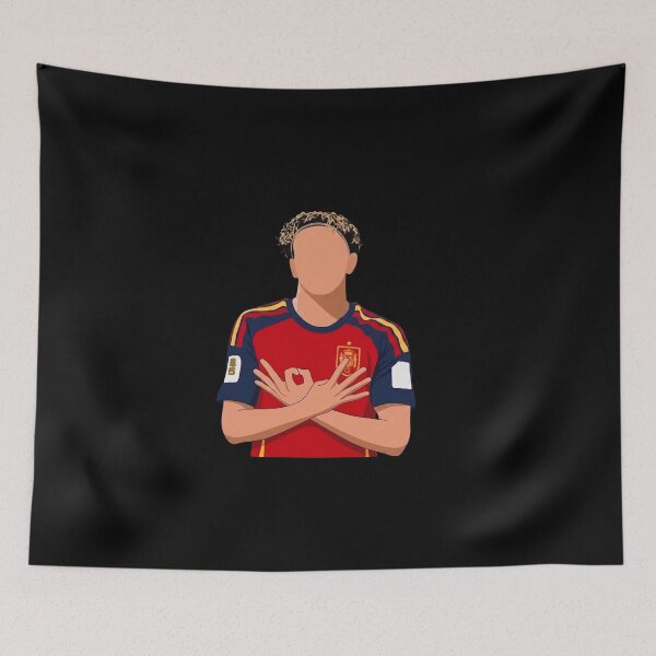 Item preview, Lamine Yamal Spain World Cup Sign Faceless Minimalist designed and sold by ArtCreations79.