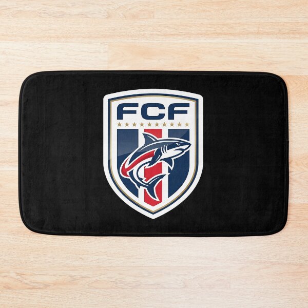 Item preview, FCF Shark Crest Sticker | Shark Football Club Logo | Soccer Badge Design | Sports Emblem Graphic | Shark Fan Gift designed and sold by Bhaskar Digital Art.