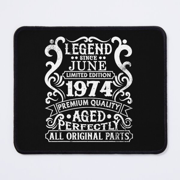 Item preview, Aged To Perfection 1974 Vintage Birthday Limited Edition Retro Gift designed and sold by OliviaHayesArt.