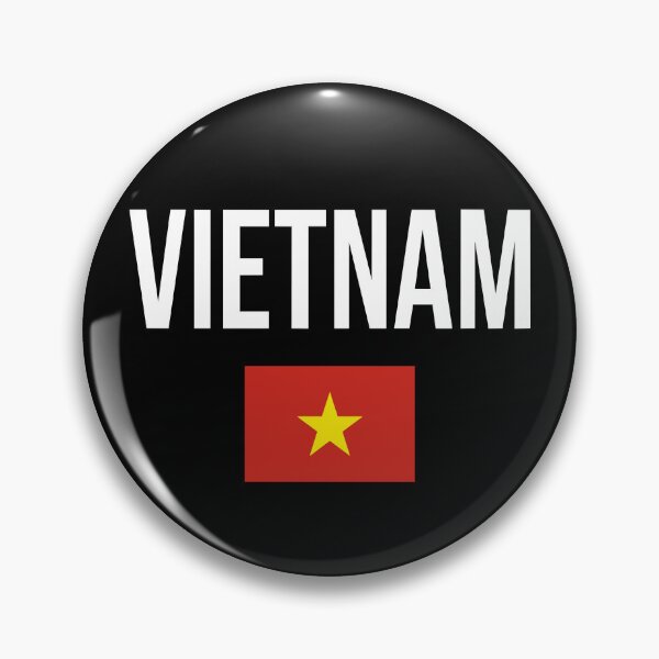 Item preview, Vietnam Flag Minimalist Typography Design designed and sold by Digital Art Works  Hub.