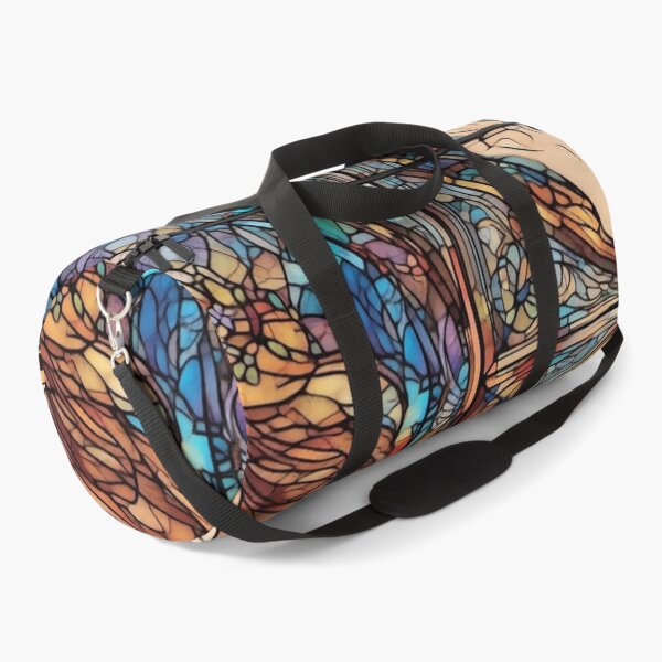 Item preview, virgo zodiac C stained glass colorful stained glass abstract design designed and sold by SmashingDeals.