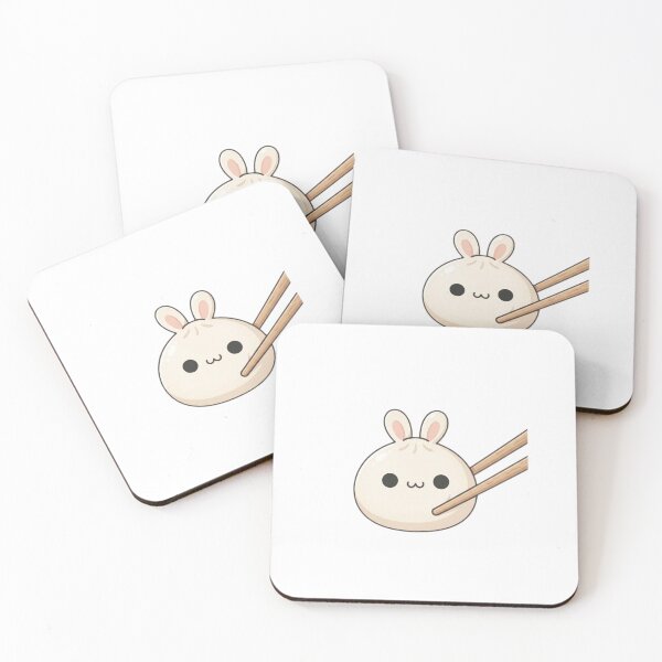 Item preview, Rabbit Dumpling cute kawaii chinese food funny adorable designed and sold by CheeseBlueprint.