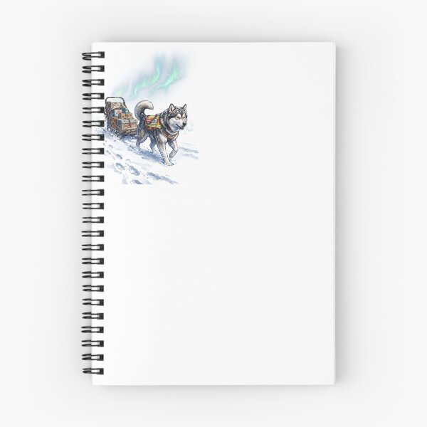 Item preview, Arctic Mission: Malamute Transporting Hope designed and sold by PictoVibe.