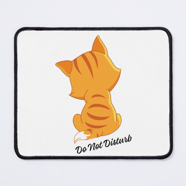 Item preview, Do Not Disturb Cat Sticker – Cute Introvert Kitty Design designed and sold by Saroj Snehi.