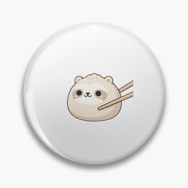 Item preview, Sloth Dumpling cute kawaii chinese food funny adorable designed and sold by CheeseBlueprint.