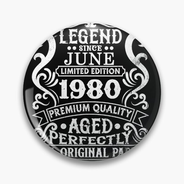Item preview, Aged To Perfection 1980 Vintage Birthday Limited Edition Retro Gift designed and sold by OliviaHayesArt.