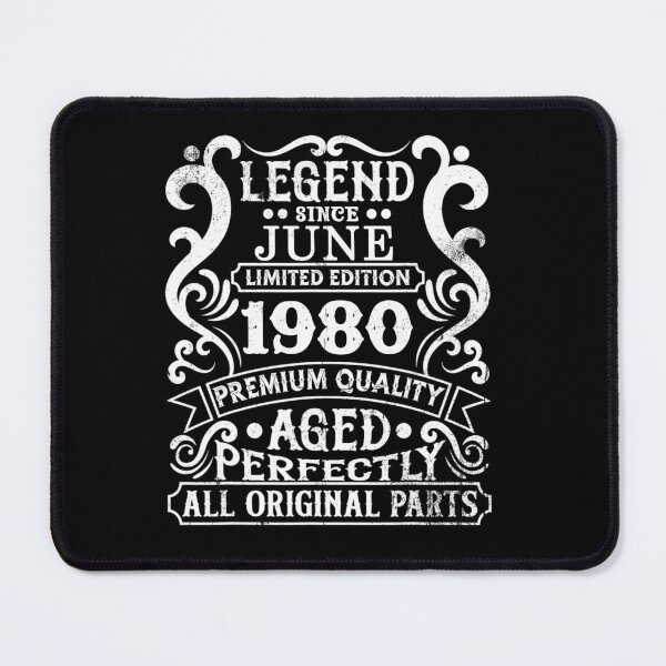 Item preview, Aged To Perfection 1980 Vintage Birthday Limited Edition Retro Gift designed and sold by OliviaHayesArt.