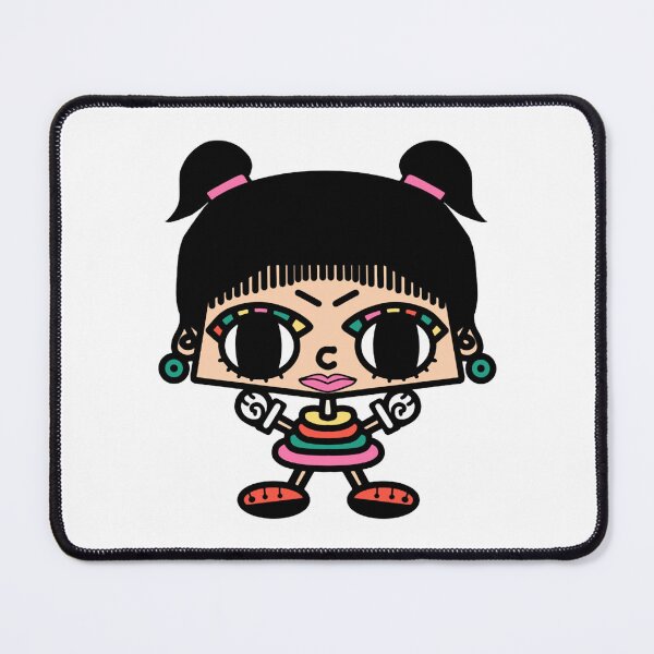 Item preview, Retro Pop Art Girl Chibi Big Eyes Character Design designed and sold by enjoystudioTHs.