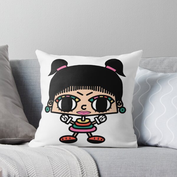 Item preview, Retro Pop Art Girl Chibi Big Eyes Character Design designed and sold by enjoystudioTHs.