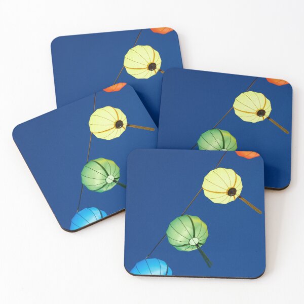 Item preview, Colorful Silk Lanterns Against Blue Sky, Hoi An designed and sold by Hội An Photographer.