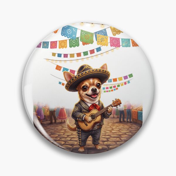 Item preview, Mexican Fiesta: Chihuahua Merry Mariachi designed and sold by PictoVibe.