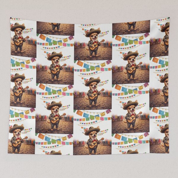 Item preview, Mexican Fiesta: Chihuahua Merry Mariachi designed and sold by PictoVibe.