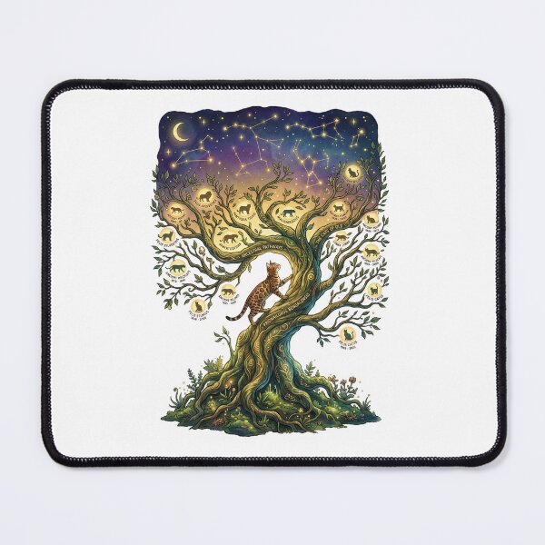 Item preview, Ancestral Roots: Bengal Cat and the Feline Family Tree designed and sold by PictoVibe.