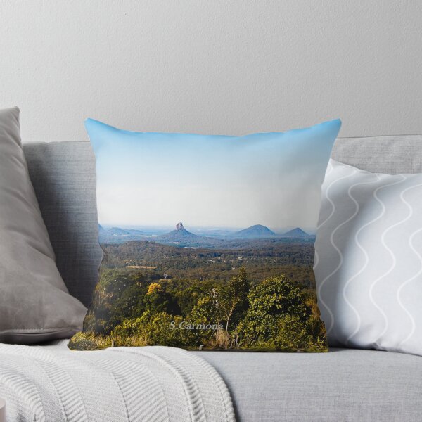 Item preview, Glass House Mountains Queensland Australia Landscape Art designed and sold by AuraInkSC.