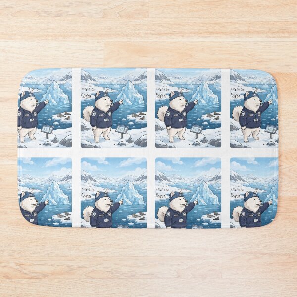 Item preview, Polar Guide: Samoyedo on the Edge of Ice designed and sold by PictoVibe.
