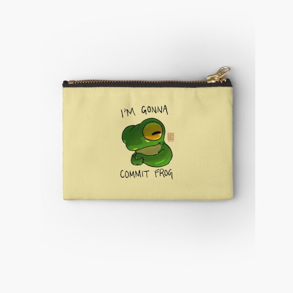 Item preview, Commit Frog Cute Expression Reaction Animal Asian Art Illustration designed and sold by DingHuArt.