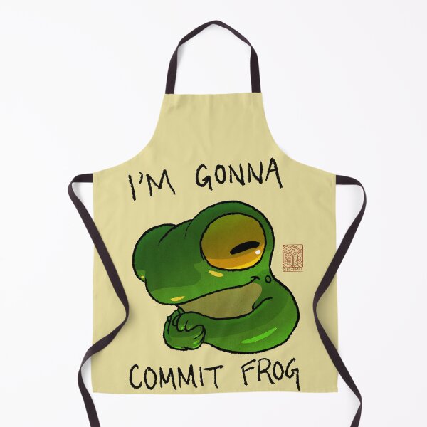 Item preview, Commit Frog Cute Expression Reaction Animal Asian Art Illustration designed and sold by DingHuArt.