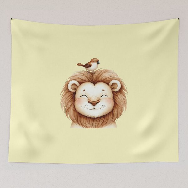 Item preview, Adorable Baby Lion Cub designed and sold by VibeShift Studio.