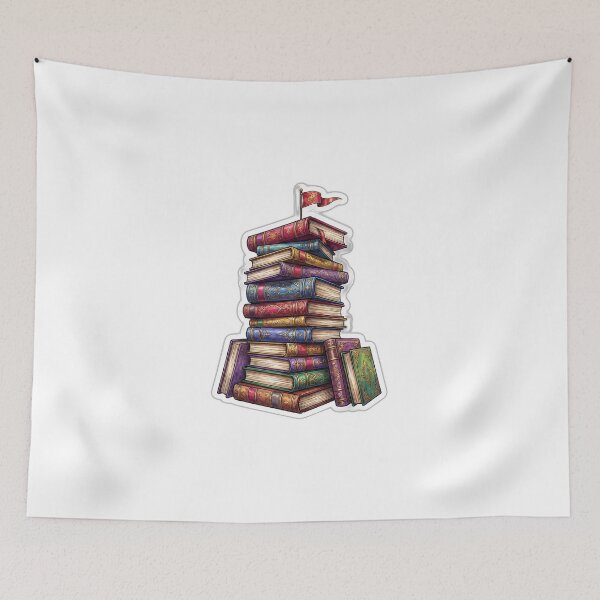 Item preview, Massive TBR Pile Book Stack Reader Humor designed and sold by ryanguas.