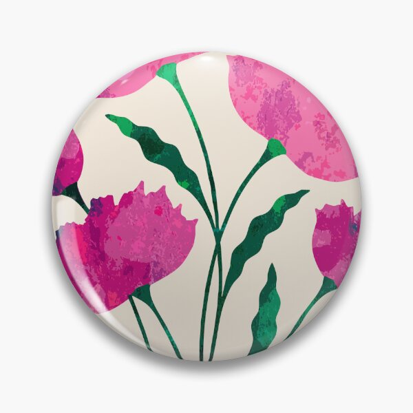 Item preview, Pink Floral Stencil Pouring Art designed and sold by GAP90.