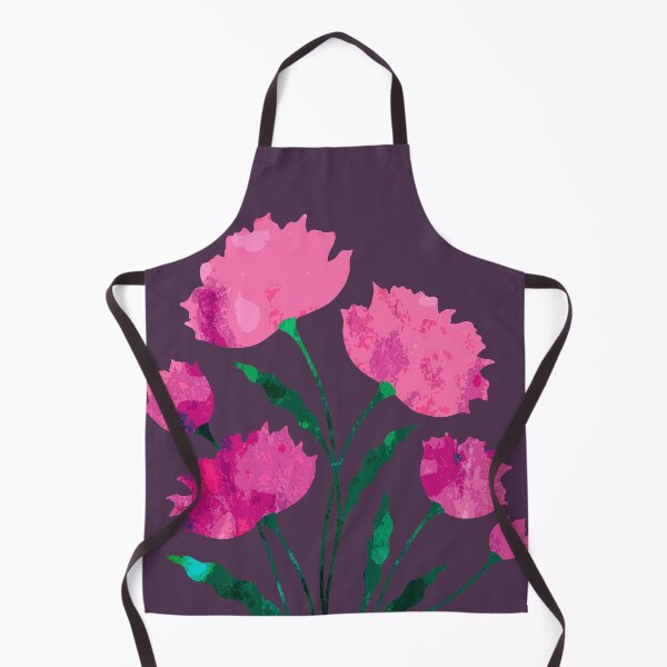Item preview, Pink Floral Stencil Pouring Art designed and sold by GAP90.