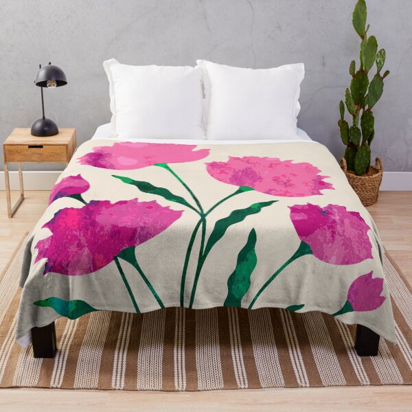 Item preview, Pink Floral Stencil Pouring Art designed and sold by GAP90.
