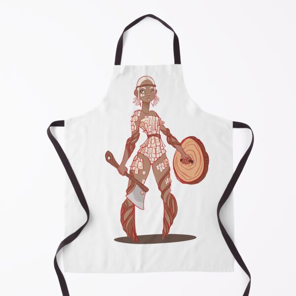 Item preview, Fantasy mushroom warrior holding shield and club in earthy tones. designed and sold by LunessaAya.