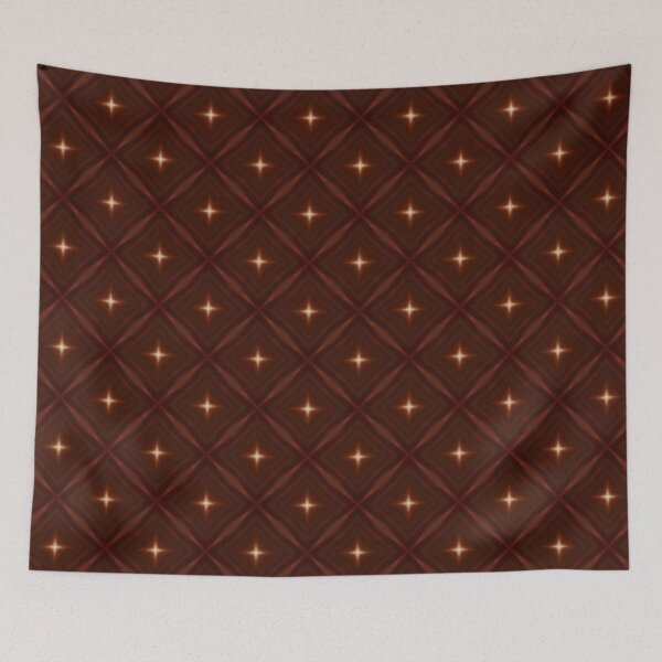Item preview, Rich Chocolate Twinkle Pattern designed and sold by Shy Fractal Designs.