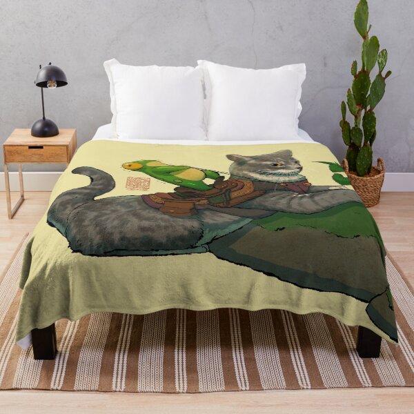 Item preview, Stubborn Cat and Frog Cute Expression Reaction Animal Asian Art Illustration designed and sold by DingHuArt.