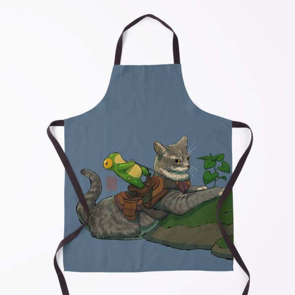 Item preview, Stubborn Cat and Frog Cute Expression Reaction Animal Asian Art Illustration designed and sold by DingHuArt.