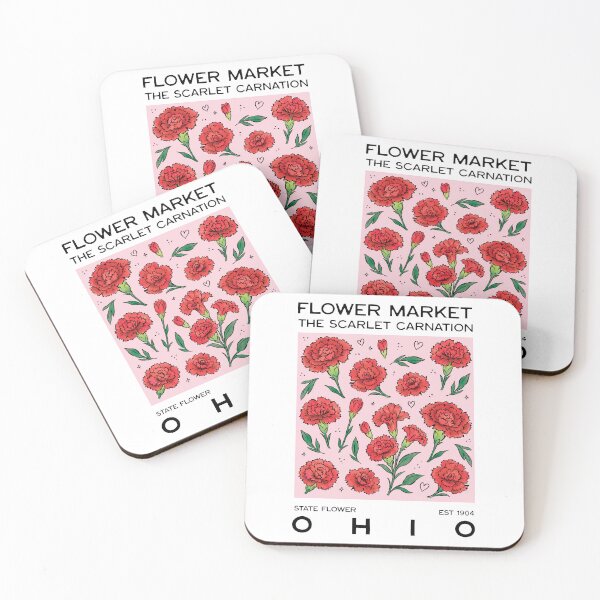 Artikelvorschau, Blumenmarkt – Staatsblume von Ohio entworfen und verkauft von PipermintPress.