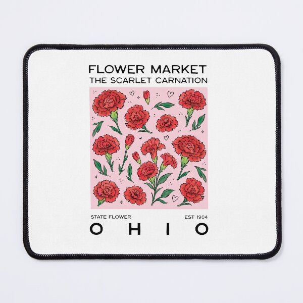 Item preview, Flower Market - Ohio State Flower designed and sold by PipermintPress.