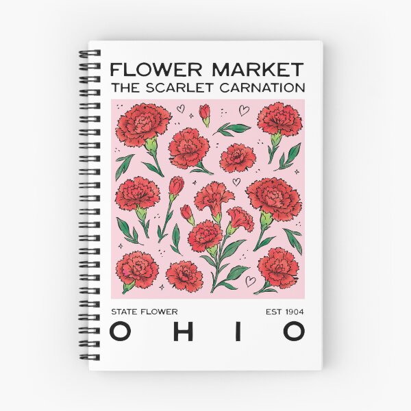 Item preview, Flower Market - Ohio State Flower designed and sold by PipermintPress.