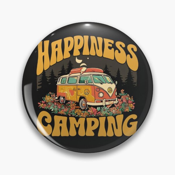 Item preview, Happiness camping - camp life designed and sold by GUNAPRIYAA.