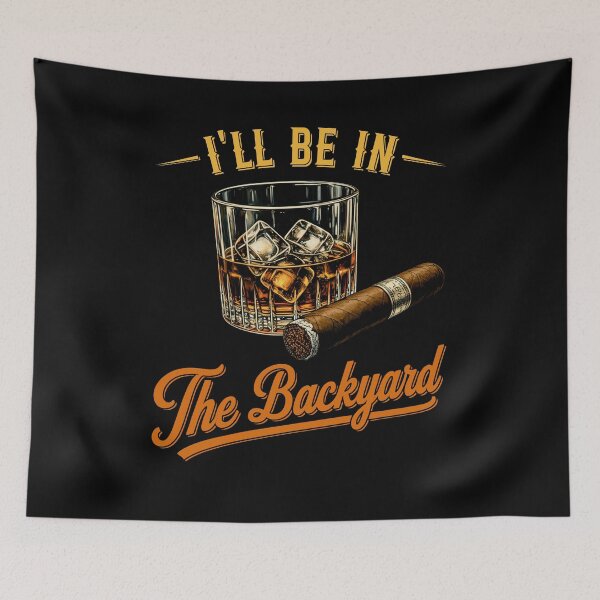 Item preview, I'll Be In The Backyard Vintage Retro designed and sold by studio-ssaam.
