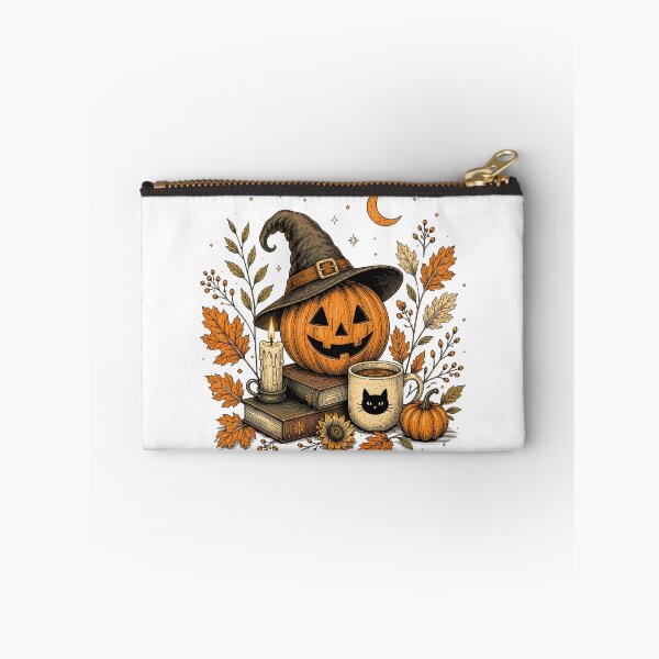 Item preview, Cozy Halloween Pumpkin Witch designed and sold by MySthore.