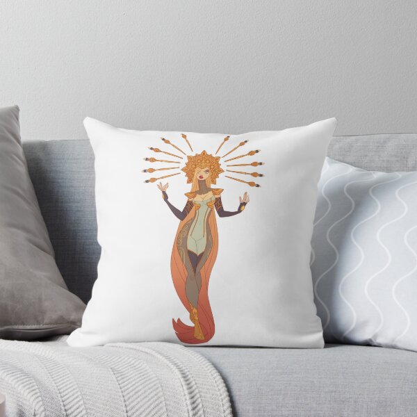 Item preview, Radiant sun goddess with golden rays and flowing celestial robes. designed and sold by LunessaAya.