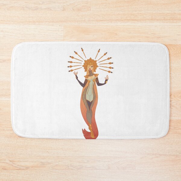 Item preview, Radiant sun goddess with golden rays and flowing celestial robes. designed and sold by LunessaAya.