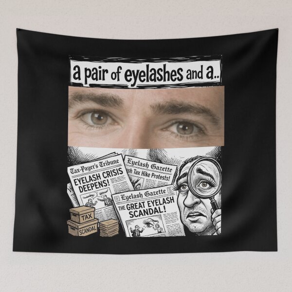 Item preview, A Pair of Eyelashes and a Black T-Shirt designed and sold by Flirt-Teez.