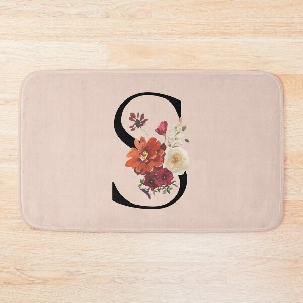 Item preview, Letter S Vintage Florals designed and sold by WildAliceArt.