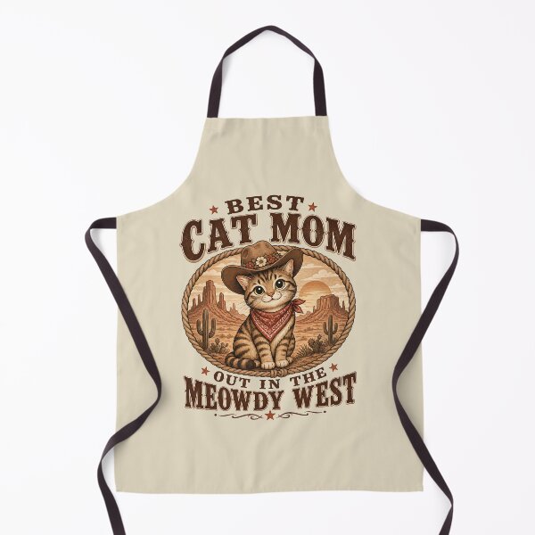 Item preview, Best Cat Mom Out in the Meowdy West Western Cowgirl Cat T-Shirt designed and sold by Dbm Teeverse.