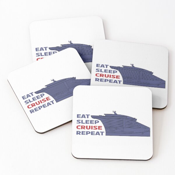 Item preview, Eat sleep cruise repeat colored designed and sold by HungarianSailor.