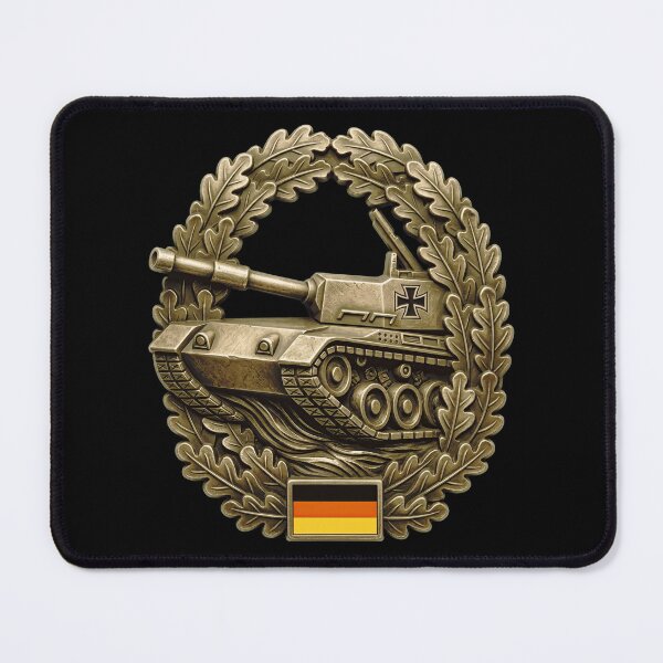 Item preview, Tank Beret Badge - Military Design designed and sold by The Anti-Utopian.