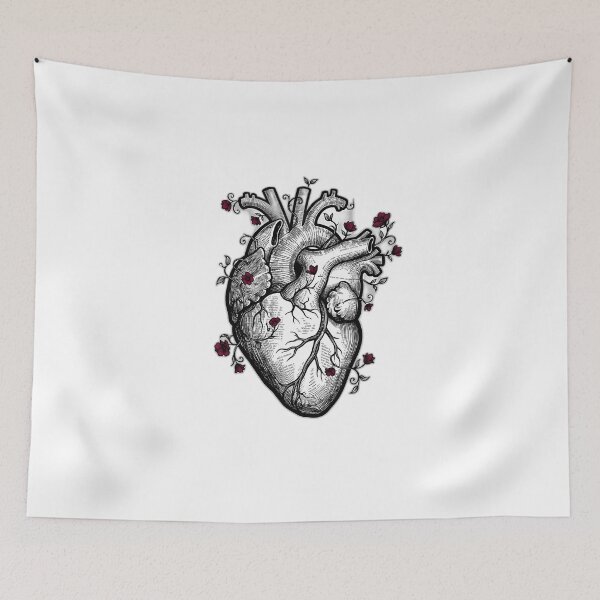 Item preview, Anatomical Book Page Heart Emotional Damage designed and sold by ryanguas.